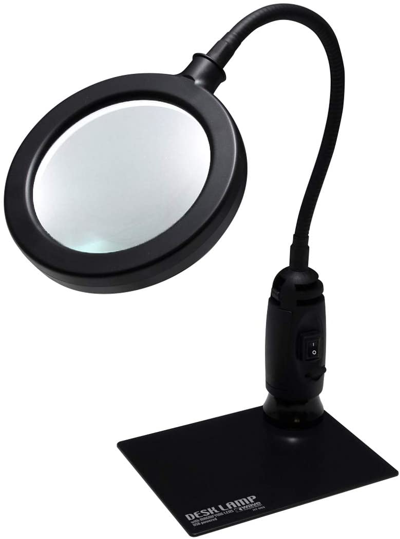 HT-065 Loupe Stand (w/LED Light) USB Feed Type
