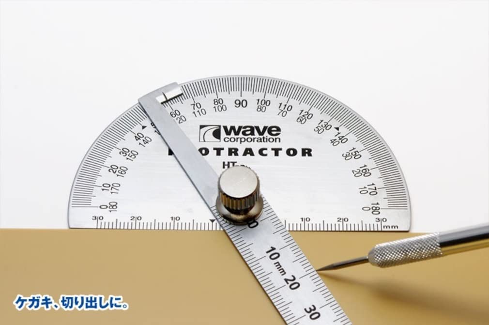 HT-392 Wave Hobby Tool Series HG Protractor Plastic Model Tool