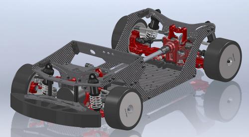 0364-FD Carbon Frame Real Concept (FR-D V2.0/V3.0/V4.0)