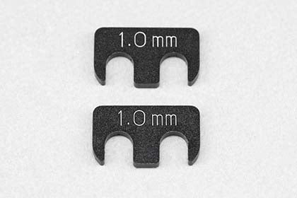 Y2-008RA6A Aluminum Adjust Shim 1.0mm for YD-2/YD-4 2pcs