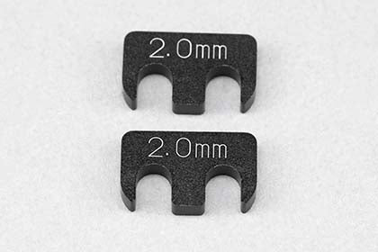 Y2-008RA7A Aluminum Adjust Shim 2.0mm for YD-2/YD-4 2pcs