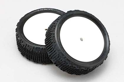 YAU-6856 4WD Front Cactus fusion 1/10 tire (Assembled/Yellow)