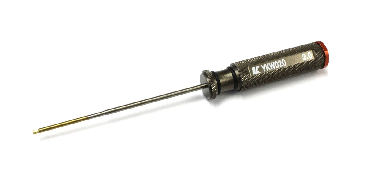 YKW020TC KANAI TOOL Hex Wrench Driver 2.0mm/Ti-Coating