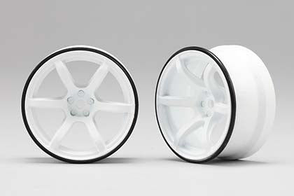 RP-6313W6A Racing Performer High traction wheel (off-set 6mm/Whi