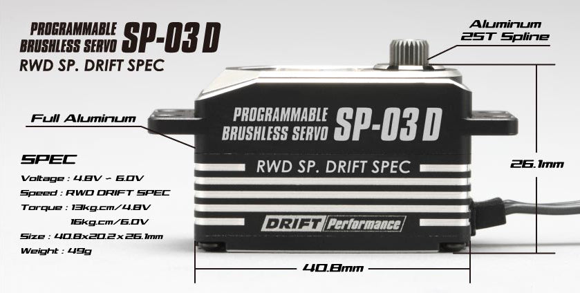 SP-03D Digital Program Servo - RWD Drfit
