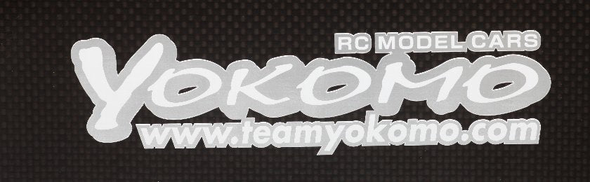 ZC-D14SWA Yokomo Logo Decal, Slv / Wht