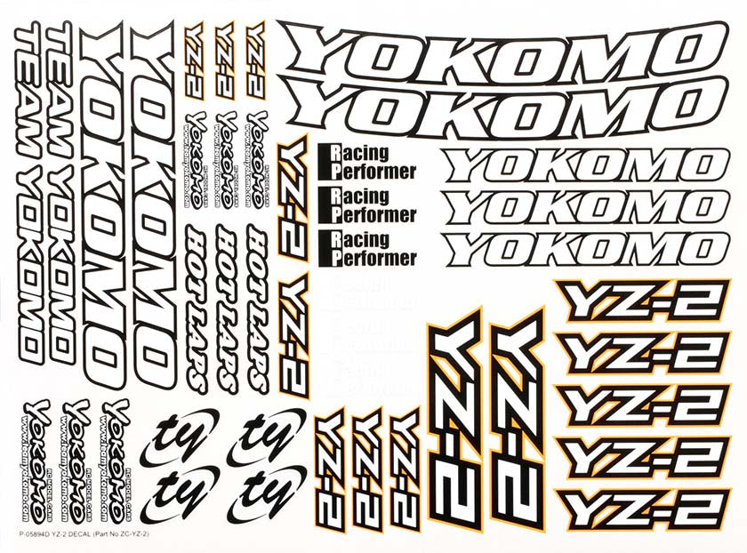 ZC-YZ-2A Decal sheet for YZ-2