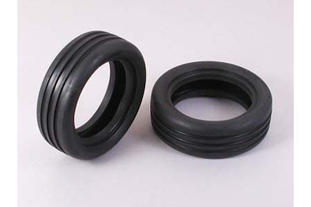 Tamiya RC 2WD Off Road Wide Front Tires - Grooved (60/19)