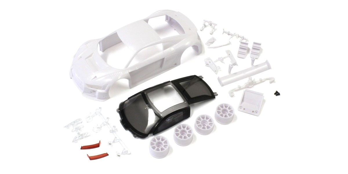 MZN189 Audi R8 LMS 2015 White body set(w/Wheels)