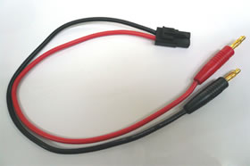 SGC-20 Tamiya Black Connector Charging Cable (200mm)