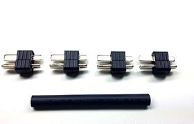 SGC-62F T-2P Connector (Female 4 pcs) Black