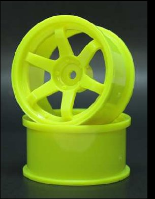 SPKV-008 6-Spoke Yellow 8mm Off-Set