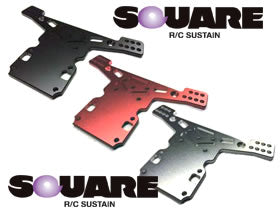 Banzai Hobby - Square SWR-4S WR-02 Aluminum Rear Brace Silver – BanzaiHobby